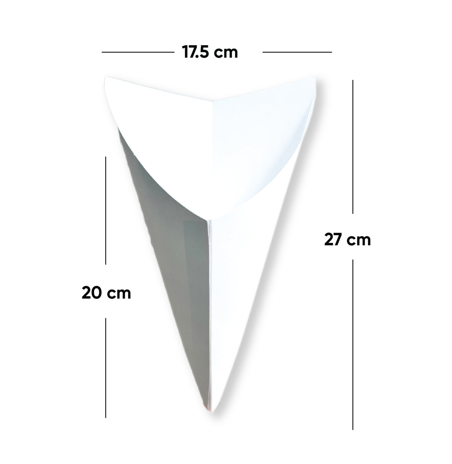 Cono 17 x 28 cm